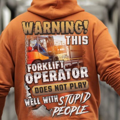 Forklift Operator Does Not Play Well With Stupid People